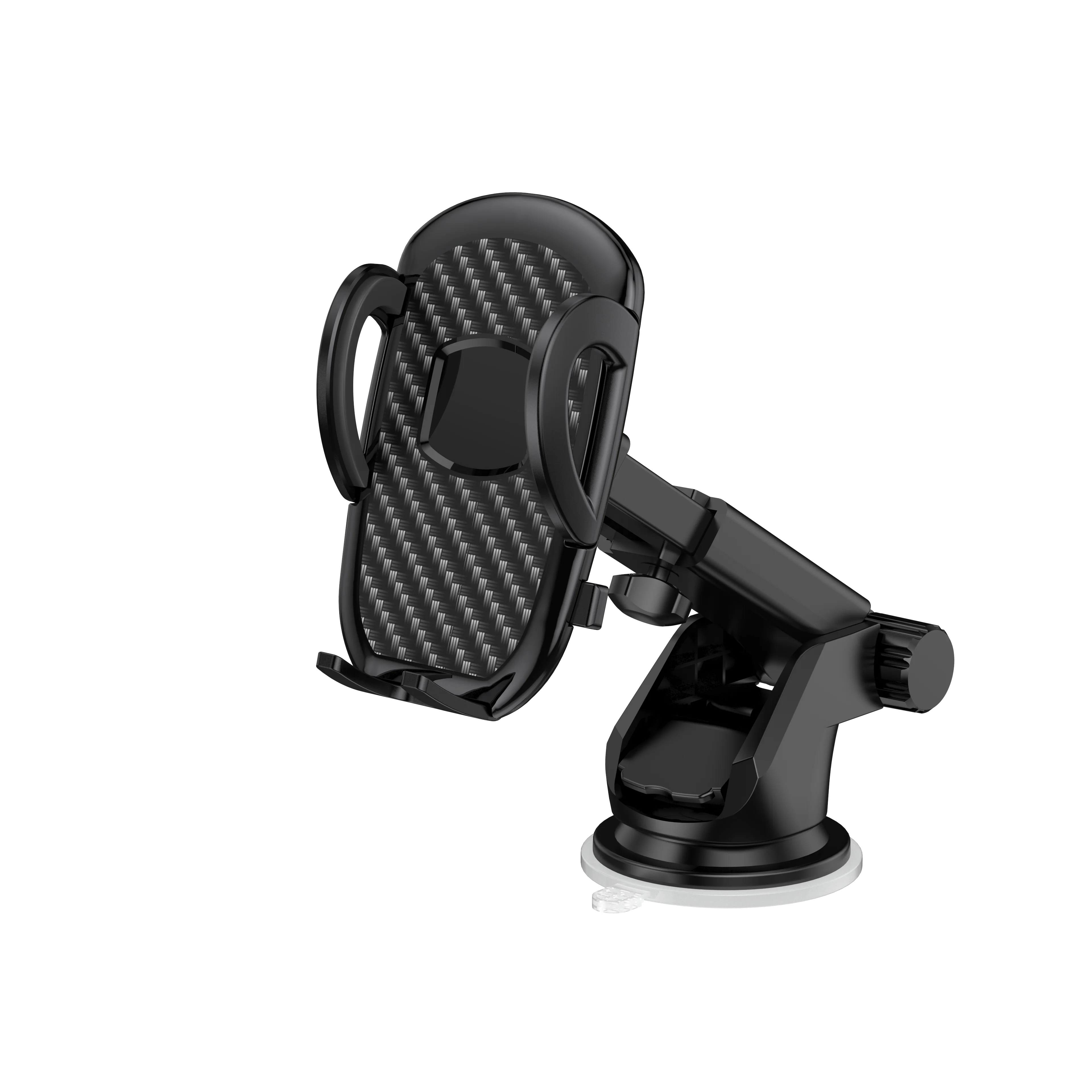 Car Phone Holder Mount for Dashboard/Windshield/Air Vent 360°Rotation Adjustable Clip Compatibility Fit for All 4-7" Smartphone CM World