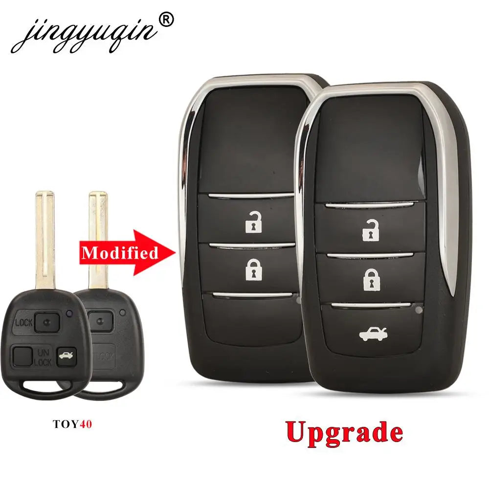 jingyuqin 2/3 Buttons Modified Flip Remote Key Shell Case For Lexus RX300 RX350 RX400h SC430 GX470 LS400 GS300 ES300 ES330 LX470 CM World