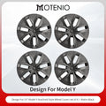 4pcs for Tesla Model Y2020-2024 19 inch Arachnid Web Hub Caps Car Hub Caps Full Rim Covers Replacement Wheel Cover Accessories