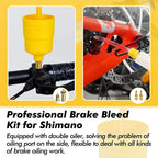 Brake Bleed Kit for Shimano Hydraulic Brakes, Brake Fluid Change Hydraulic Kits, Including 2Pcs 60ml Brake Fluid Mineral Oil CM World