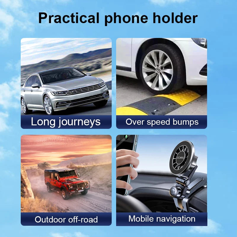 Multi Angle Adjustable Car Mount Holder for Phone Cool Dashboard Clip Universal Rotation Mobile Navigation Stand Car Accessories CM World