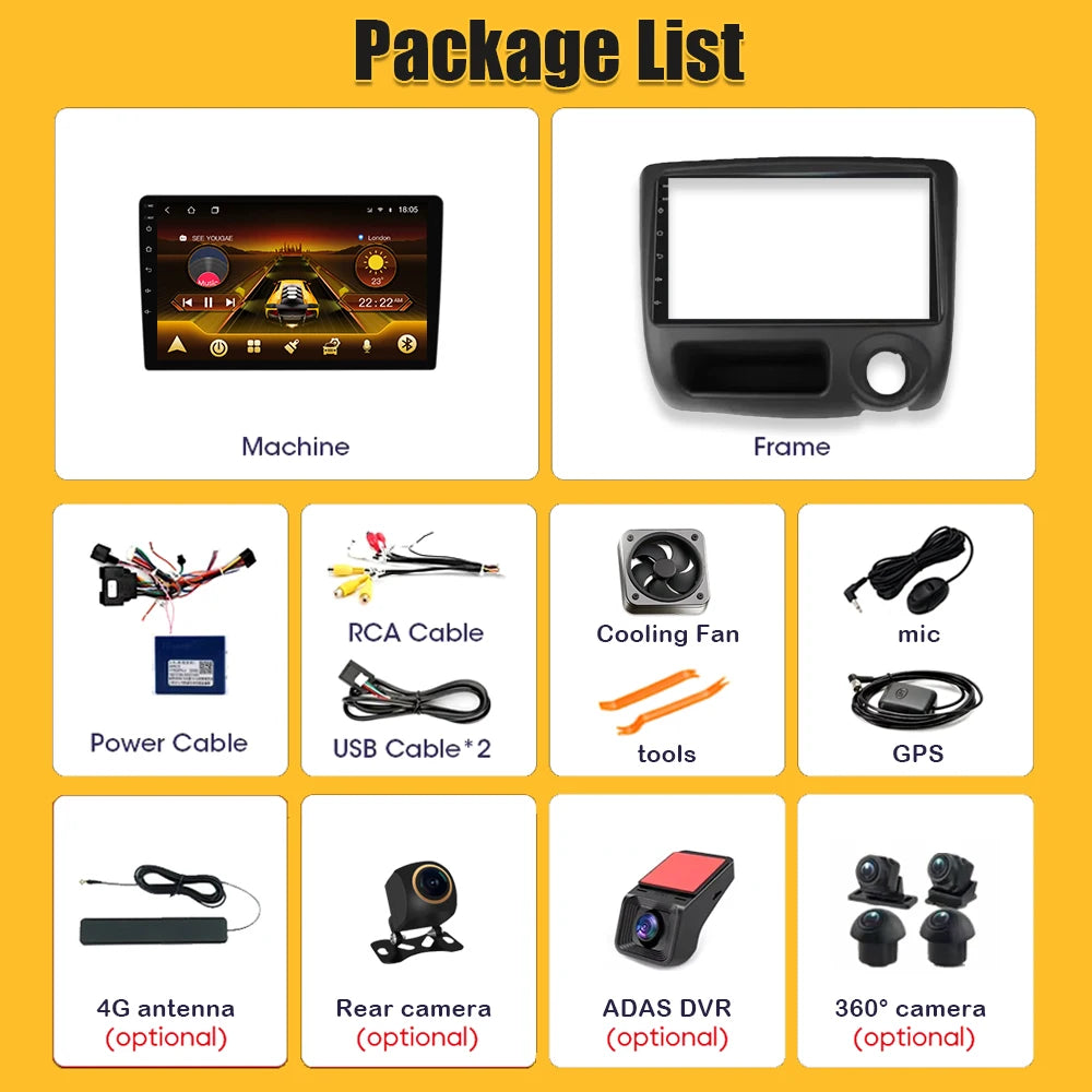 For Toyota Vitz XP10 Yaris Platz Echo 1999 2000 2001 - 2005 Android 15  Multimedia Video Player  Carplay Touch Screen RDS 8 Core CM World