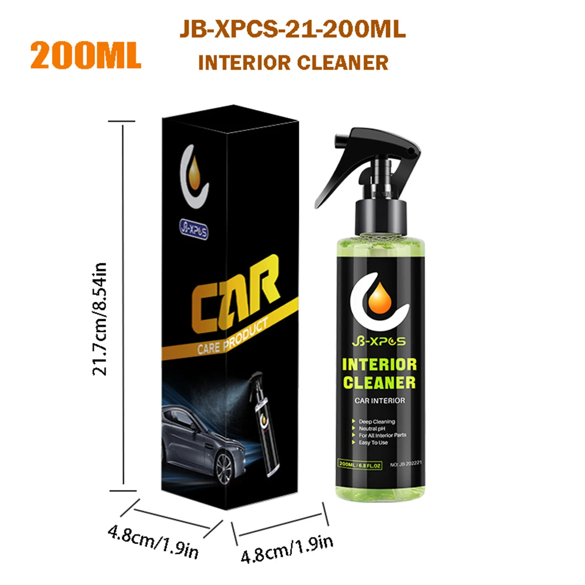 Car Interior Cleaner Multi-Purpose Cleaner Spray Cleaner Bubble Cleaner Car Interior Wash Maintenance for Auto Home Use CM World