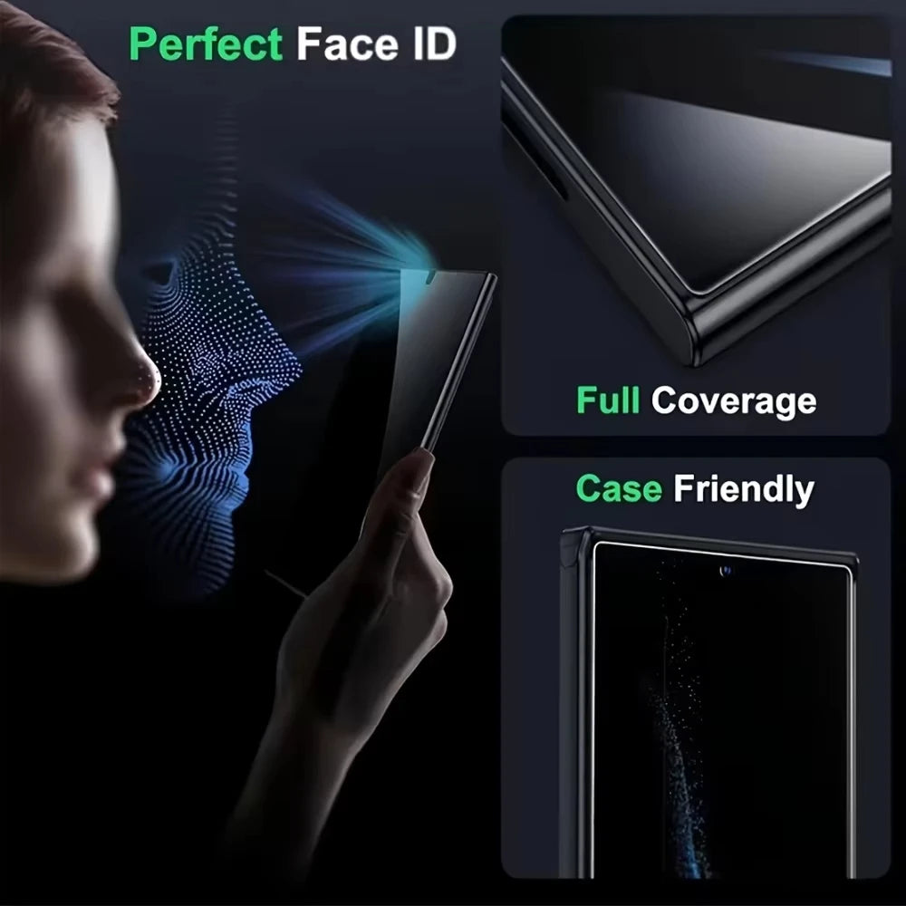 For Samsung S26 Ultra Privacy Screen Protectors Tempered Glass for Galaxy S26 Ultra Plus S26+ Fingerprint Unlock Anti Spy Glass