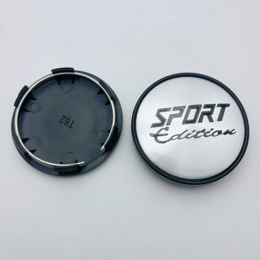4pcs Car Wheel Center Caps 62mm ( Clips 57MM ) Wheel Hub Hubcaps Rim Dust Cover Sport Edition Logo Emblem Badge Car Accessories