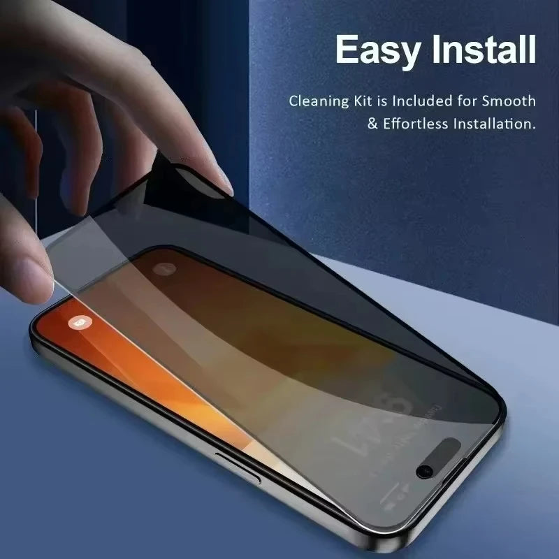 1-2Pcs 360 Privacy Screen Protector For iPhone 18 17 16E 15 14 Pro Max 13 12 11 XS Max XR AntiSpy Tempere Glass AntiPeeding Film