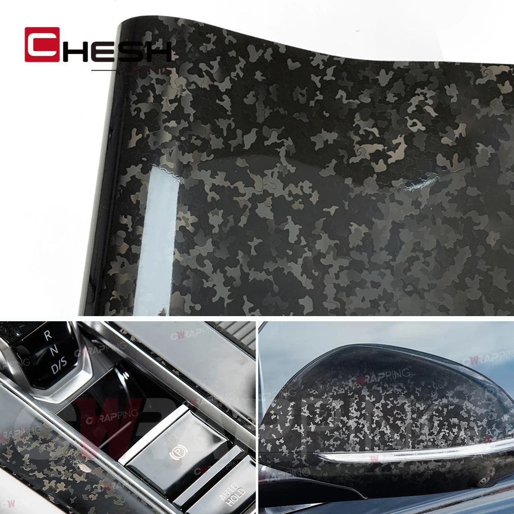 Nano TPF Ghost Carbon Black Motorcycle Stickers for Car Tuning Auto Accessories Wrap Vinyl Car Livery Self-adhesive Film Outdoor Car Mobile World