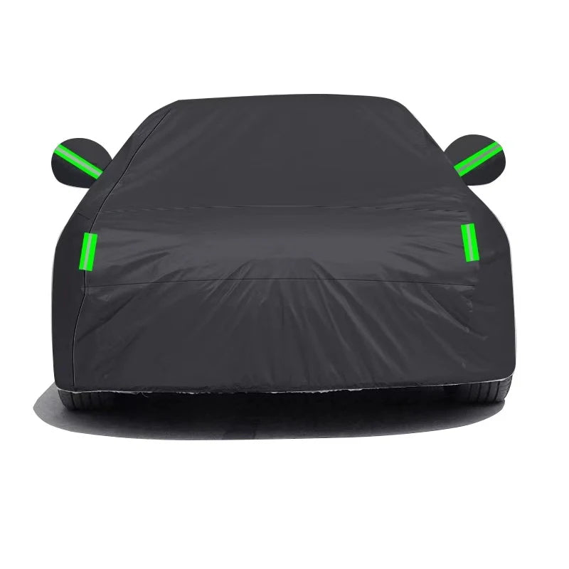 For fit Audi A5 Outdoor Protection Full Car Covers 210T Snow Cover Sunshade Waterproof Dustproof Exterior Car cover Black