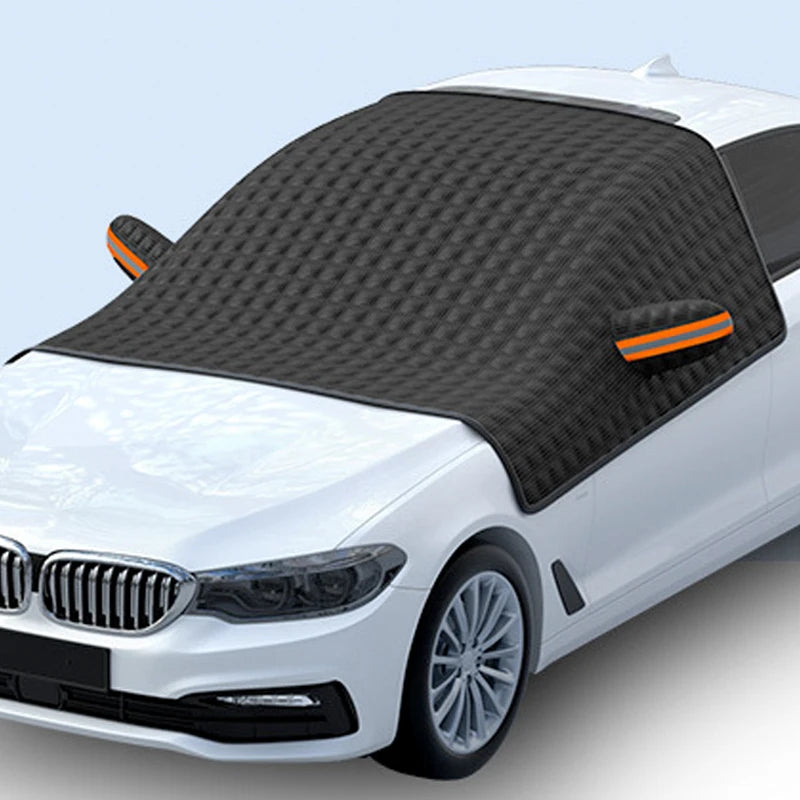 Car Windshield Covers Snow Shield Waterproof Winter Outdoor Awning Sunshield Half Protector Cover External Front Window Sunshade Car Mobile World