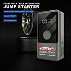 Car Jump Starter 8000A Power Bank 200PSI Pump Air Compressor Emergency Battery Booster Power Bank Start