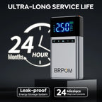 1500A Portable Car Charger, Jump Starter, Rechargeable Battery, Car Battery Launcher, Restoration Item Emergency Starter With Air Compressor Portable Car Battery Booster With 150PSI Auto-Stop Tire Inflator 10.0L Diesel