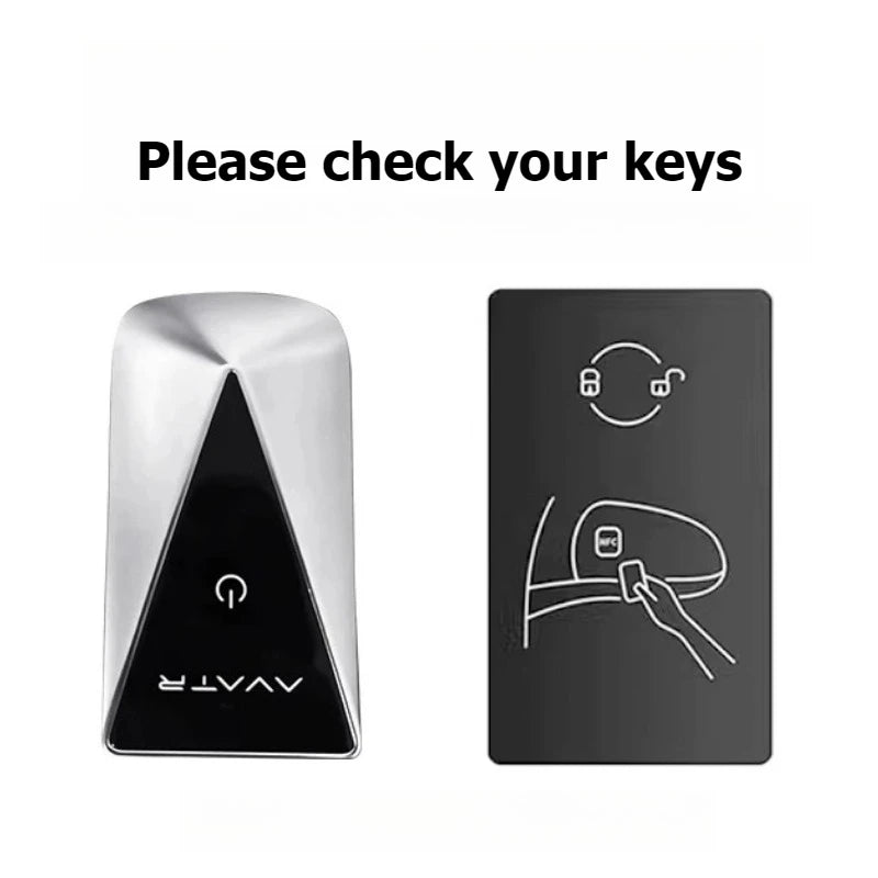 For AVATR 07 06 11 12 Zinc Alloy Key Cover Key TPU Anti-Scratch Key Case Protector Cover Premium Keychain Buckle Car Accessories