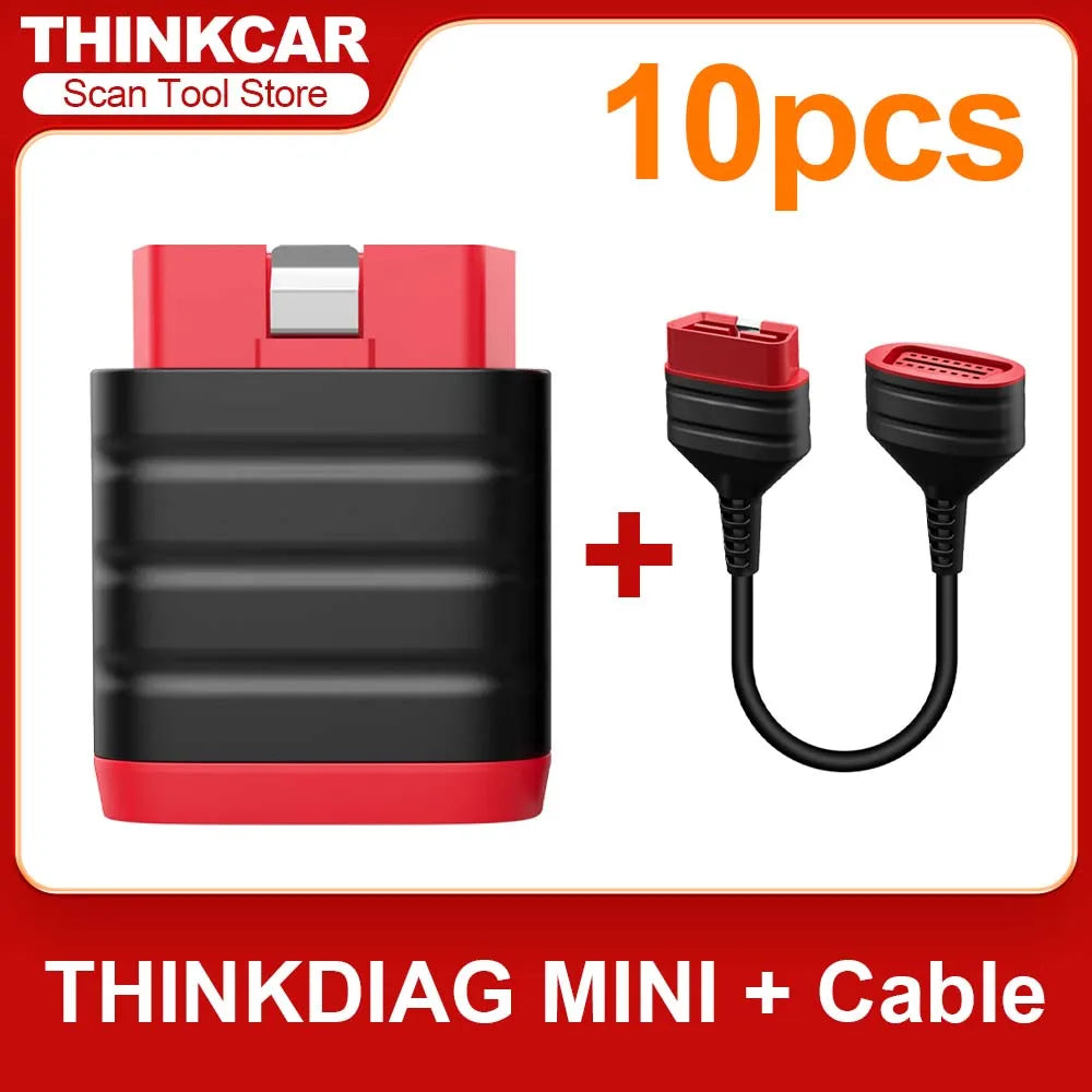 THINKCAR THINKDIAG MINI OBD2 Scanner Diagnostic Tool OE Full System Car Scanner for iOS Android Fault Code Reader Free Update CM World