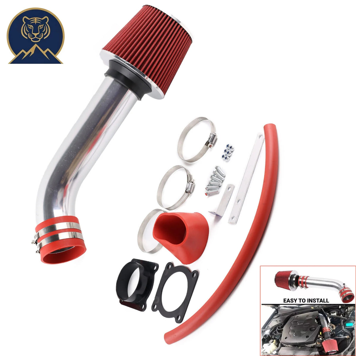 High-Flow 3 Inch Cold Air Intake System with Filter – For 2003-2006 Infiniti FX35/G35, Nissan 350Z 3.5L V6