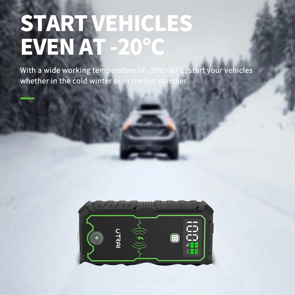 UTRAI Power Bank  4000A Jump Starter Portable Charger Car Booster 12V Auto Starting Device Emergency Car Battery Starter CM World
