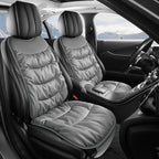 Soft Nappa Leather Car Front Seat Cover Universal Fit Front Seat Cushion Car Accessories Interior Car Front Seat Protector Cover CM World