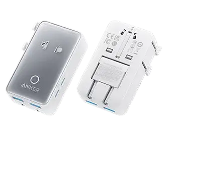 ANKER A9215 Multi-Country Charger Adapter Multi-Function Power Adapter Portable Mobile Phone US/AU/EU/UK Convenient Charger Gift Car Mobile World
