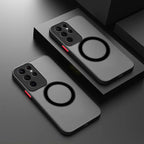 Stylish Magnetic Matte Phone Case for Samsung Galaxy S26 S25 S25FE S25edge S24 S23 S21 S20 FE Plus Ultra Hard Case Shock Proof