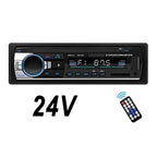 Car MP3 Player Stereo 12/24V 60W Bluetooth Audio Radio Car Truck Usb Bluetooth Handsfree Call Car USB Card Insert MP3 Radio Kit CM World