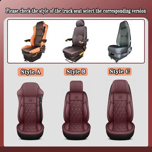 1 Piece Universal Truck Lorry Bus Big Auto Seat Cushion Cover Mat for HOWO Benz Renault DAF IVECO Hino JAC ISUZU SANY MAN SCANIA CM World