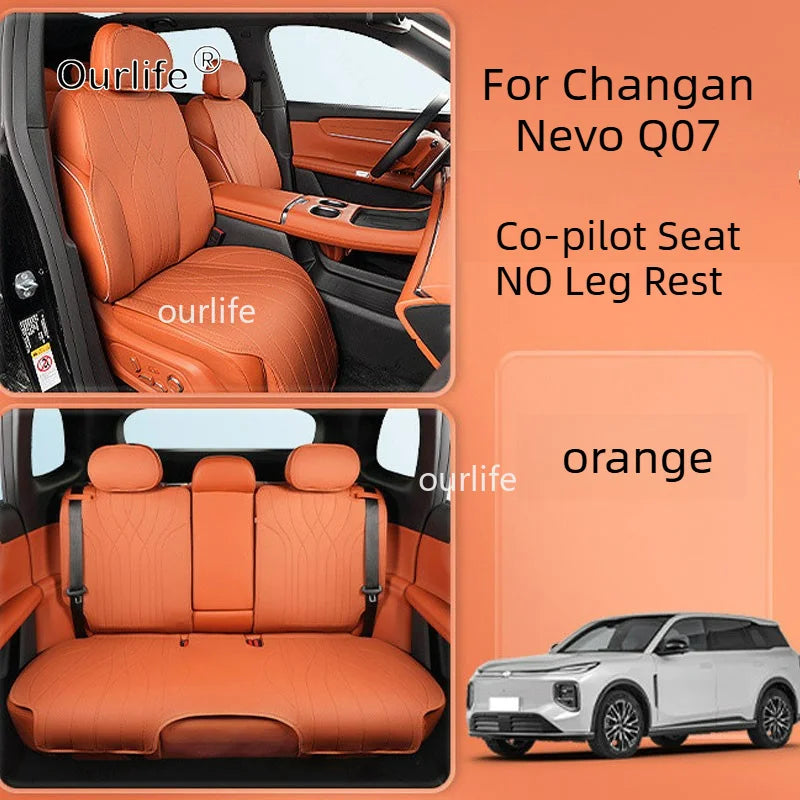 For Changan Nevo Q07 2026 2027 Complete Set of Breathable All-Season Protective Seat Covers Car Interior Accessories