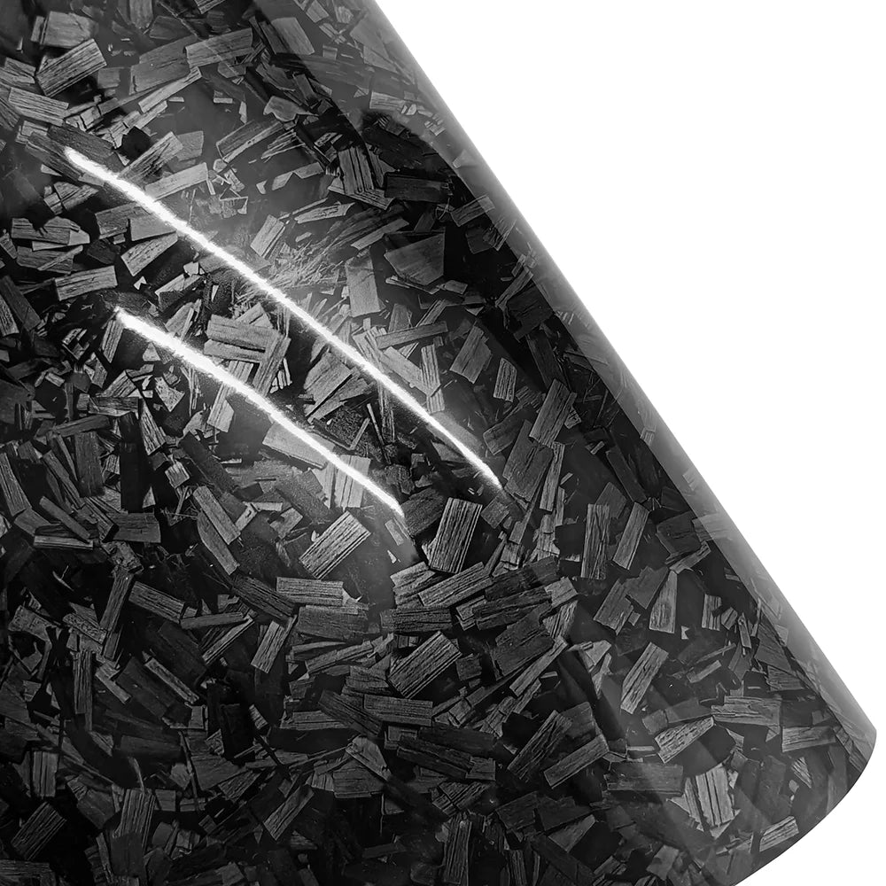 High Glossy Black Gold Silver Red Forged Carbon Fiber Car Sticker Sticker on the Hood Adhesive Vinyl for Car Stickers Car Mobile World