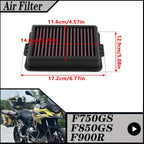 Motorcycle Washable Air Filter For BMW F750GS F850GS F900R F900XR Replaceable BM-8518 HFA7801 13728561572 Air Intake Filter CM World