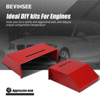 Aluminium Air Intake Scoops For BMW N43 N47 E81 E82 E87 E88 116i 116d 118i 118d 120i 120d 123d 2004-2012 4 Cylinders CM World
