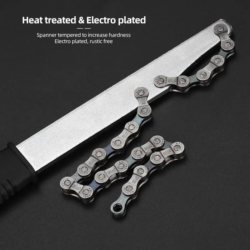Bicycle Chain Whip Tool Lockring Removal Wrench For Shimano Sram Cassette Freewheel Assembly Disassembly Wrench Sprocket Remover CM World