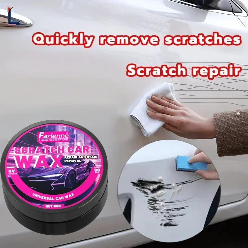 Automobile Body Scratch Repair Paste - Universal Car Scratch Wax Kit for Polishing and Waxing, Eradicates Micro Scratches, CM World