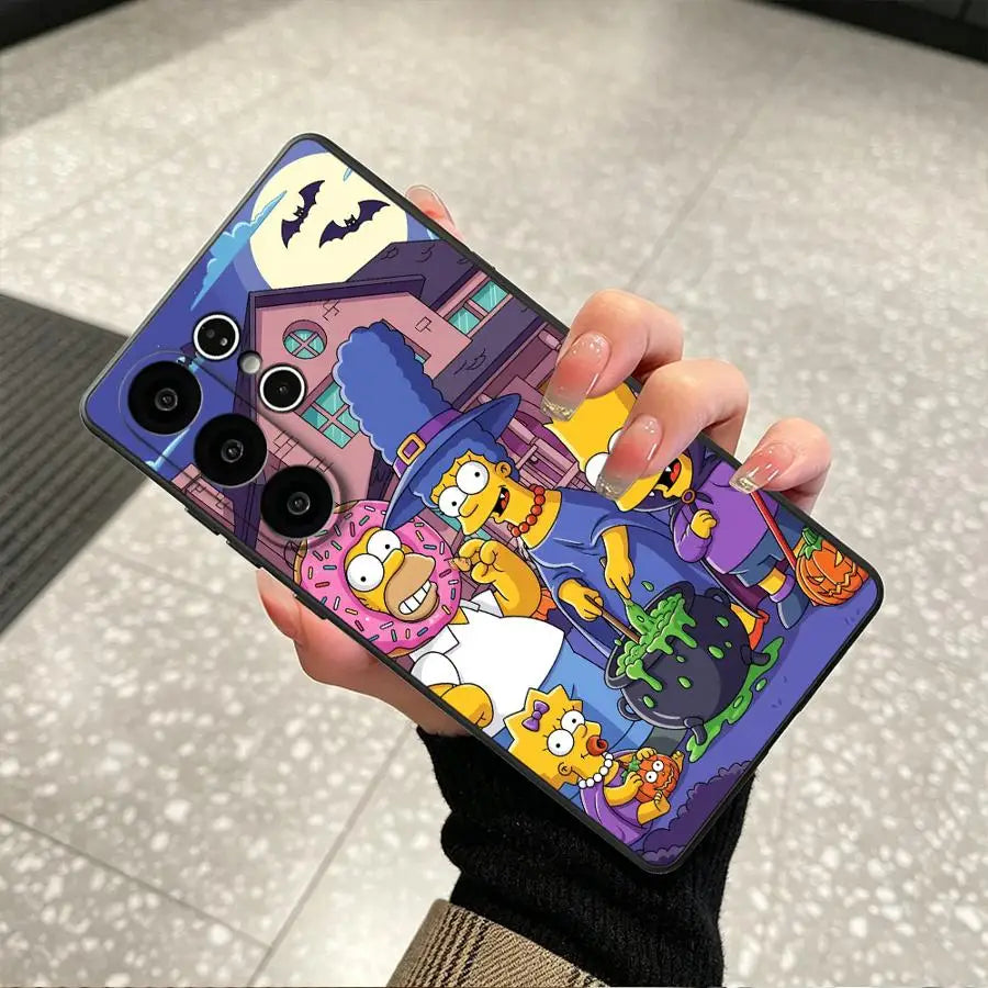 Case for Samsung Galaxy S26 Ultra S26+ S23 S20 S24+ S21 FE S25+ Note 20 8 9 10 S24 S10 S9 S25 Plus Phone Cover Halloween