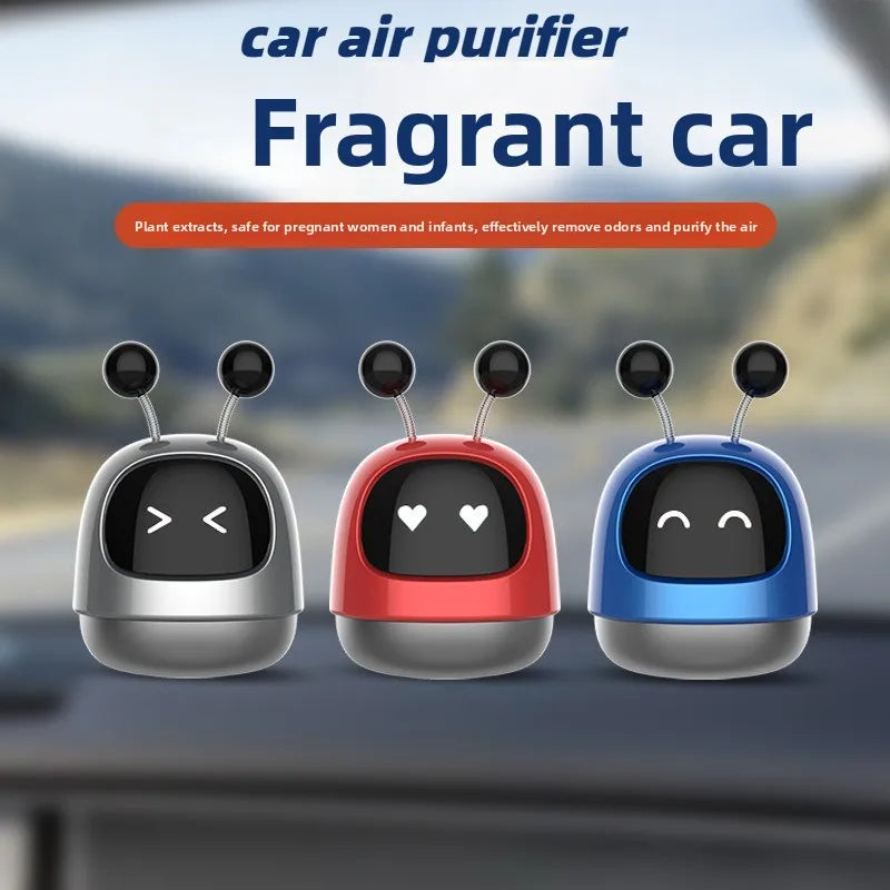 Car air purifier Car Aromatherapy Big Robot Car Perfume Long-lasting Light Fragrance Car Interior Supplies Ornaments 1PC Car Mobile World