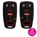 Remote 4 Buttons Key Case Keychain Shell Fob For Audi Q5 Q7 TT A4 B9 A5 S4 S5 SQ5 TT 2021 2022 2023 Silicone Key Holder Cover CM World