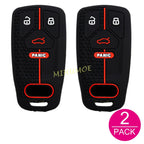 Remote 4 Buttons Key Case Keychain Shell Fob For Audi Q5 Q7 TT A4 B9 A5 S4 S5 SQ5 TT 2021 2022 2023 Silicone Key Holder Cover CM World