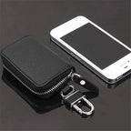 Pu Leather Car Key Wallets Men Key Holder Housekeeper Keys Organizer Women Keychain Covers Zipper Key Case Bag Pouch Purse