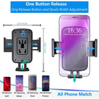 Universal Car Phone Holder Cellphone Mount Stand Adjustable Car Cup Phone Mount for iPhone 14 13 12 Por MAX Huawei Samsung