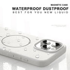 Magnetic Phone Case For iPhone 15 14 16 Plus 11 12 13 17 Pro Max Air Shockproof Silicone Cover For Magsafe Wireless Charge Cases