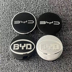 4pcs 55/58/68mm Car Wheel Center Hub Cap Badge Emblem Decal Wheel Sticker For BYD Atto 3 Yuan Plus Song Plus Seal Dolphin Seali CM World