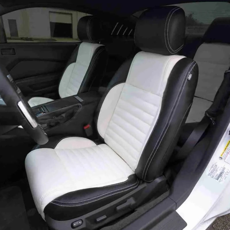 Custom Fit for 2015-2024 Mustang Coupe Car Seat Covers Full Set Durable Quality Material for Ford Mustang Coupe Gt CM World