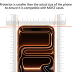 4 Pcs 9D Tempered Glass Screen Protector for Apple iPhone 17 Pro Max, HD Anti-Scratch Film for iPhone Air & 17 Pro Full Coverage Car Mobile World