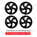 4PCS Hubcaps 19 Inch for Tesla Model Y Juniper 2025 Performance Replacement Wheel Cover Automobile Hub Cap Full Rim Accessories CM World