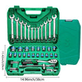 37 Piece Socket Wrench Ratchet Set Mechanical Tool Set Drill Bit Socket Suitable for Automotive Repair and Home Use CM World