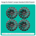 4PCS for Model Y Juniper Standard 18" Aperture Wheels 2026-Present 18 Inch New Storm Style Hubcap Wheel Cap for Tesla