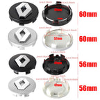 4PCS 56mm 60mm Car Wheel Center Cap Logo Hub Badge Rims Cover For Renault Megane 2 3 Clio 4 Trafic Captur Emblems Kangoo Zoe CM World