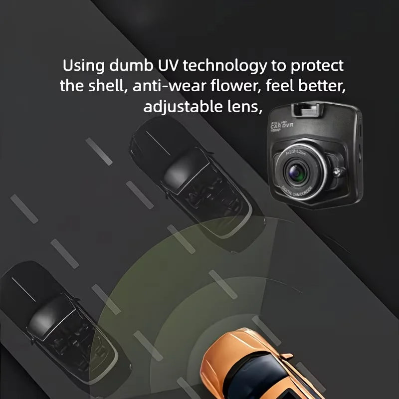 1080p universal in-car dashcam with a 2.2-inch LCD screen – continuous recording, 24/7 parking surveillance and motion detection, no batteries required Car Mobile World