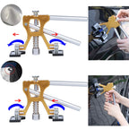 Car Dent Puller Kit Paintless Dent Golden Lifter Suction Cup Bridge Puller Dent Remove Tool Hail Damage Refrigerator Door Repair CM World