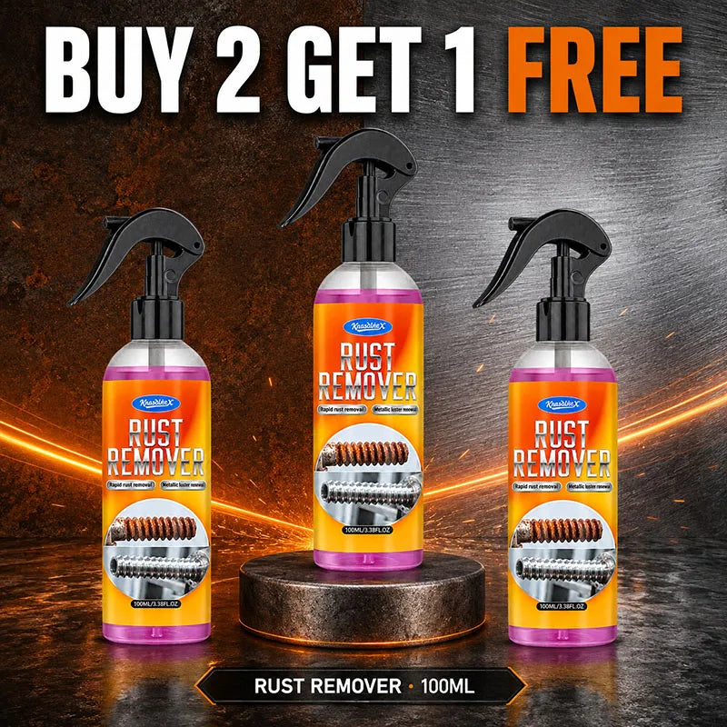 Rust Remover Spray for Metal Powerful Rust Removal Cleaner Anti Corrosion Treatment for Car Parts Tools Bolts Household Hardware