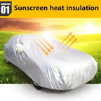 Car Cover Outdoor Protection Full Exterior Snow Sunshade Dustproof Universal for Hatchback Sedan SUV CM World
