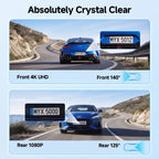 DDPAI N5 Dual Dash Cam 4K Front and Rear Dash Camera Car DVR NightVIS ADAS GPS Dashcam Vehicle AUTO Video Recorder