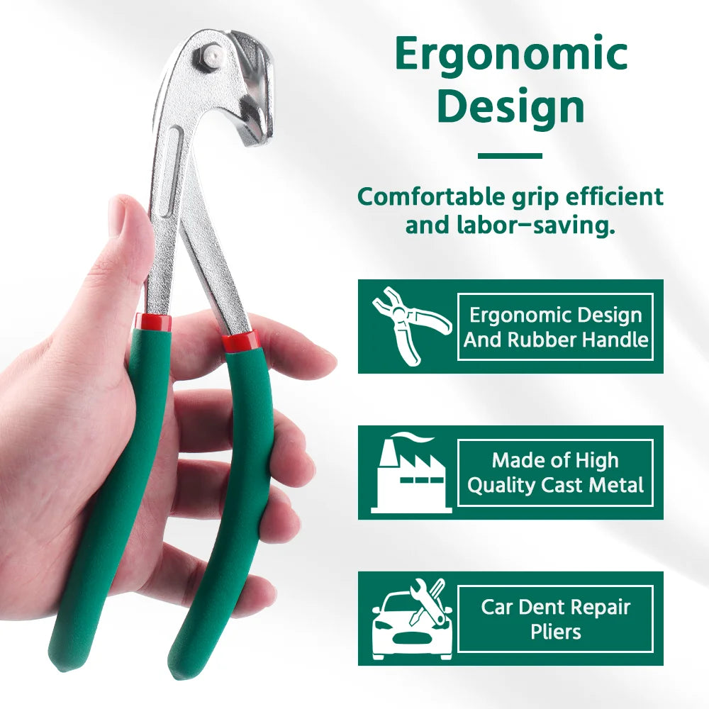 Auto Dent Repair Plier Car Body Paintless Dent Repair Tool Edge Trimming Pliers Universal Car Edge Repair Tool For Wheel Eyebrow